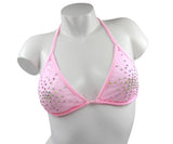 ISA Triangle Mesh Top with Crystals - EXES LINGERIES Exes Lingerie - Boutique Séduction