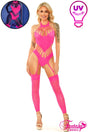 NO PROMISES Footless Teddy Bodystocking - GLOW Fantasy Lingerie - Boutique Séduction