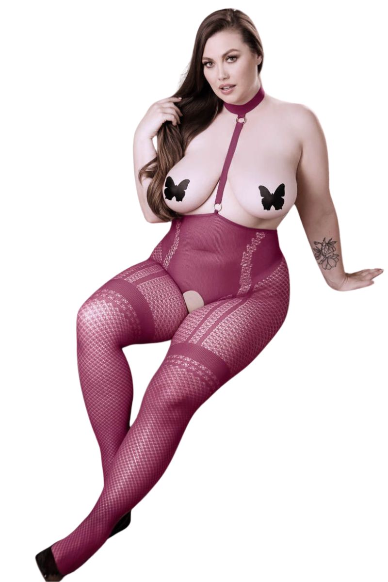 BAD HABIT Bodystocking & Butterfly Pasties - FANTASY LINGERIE Fantasy Lingerie - Boutique Séduction