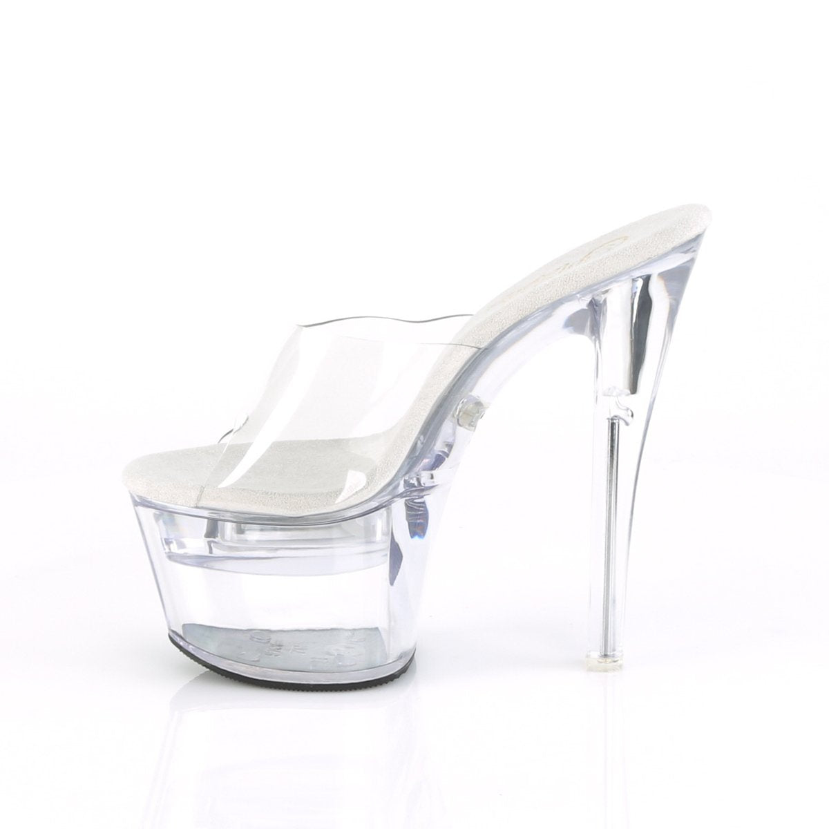 7" (17.8cm) Heel, 2 3/4" (7cm) Platform LED illuminated slide Pleaser Shoes - Boutique Séduction