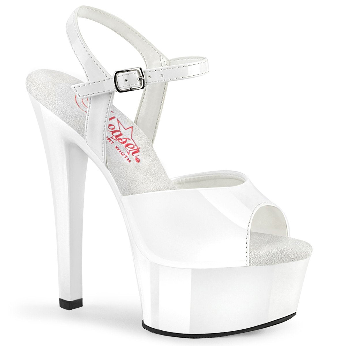 Ankle Strap Sandal 6" Heel Pleaser Shoes - Boutique Séduction