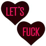 LET'S FUCK Pasties Heart - PASTEASE Pastease - Boutique Séduction