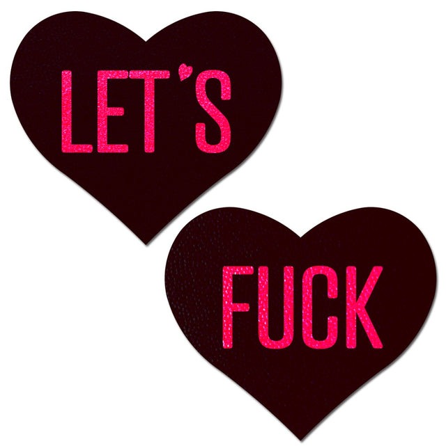 LET'S FUCK Pasties Heart - PASTEASE Pastease - Boutique Séduction