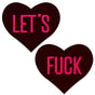 LET'S FUCK Pasties Heart - PASTEASE Pastease - Boutique Séduction