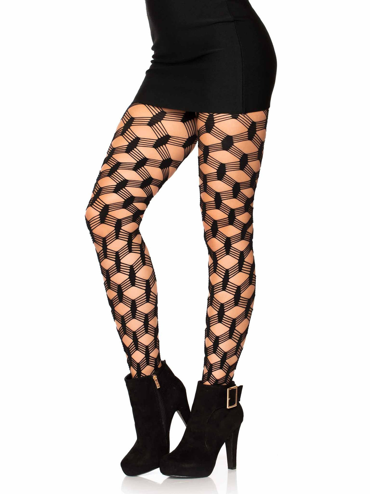 Freya Hardcore 4-Scale Pattern Fishnet Tights