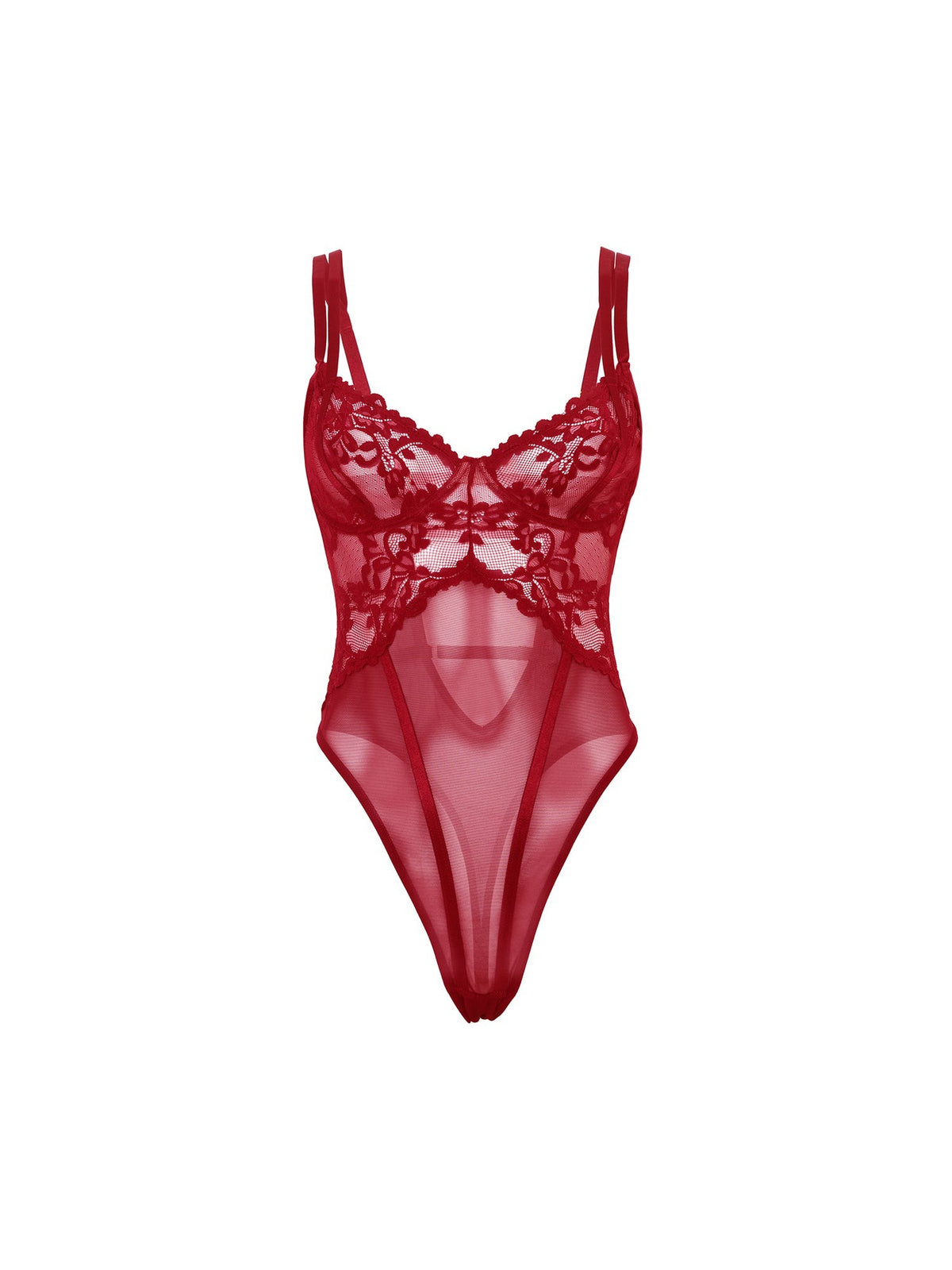 Marisol Sheer Lace Teddy