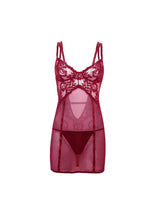 Marisol Sheer Lace Babydoll Set