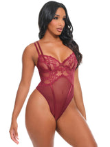 Marisol Sheer Lace Teddy