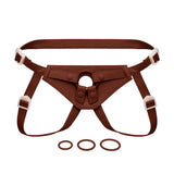 NudeFit FlexCurv Fully Adjustable Unisex Strap-On Harness with 3 O-Rings