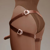 NudeFit FlexCurv Fully Adjustable Unisex Strap-On Harness with 3 O-Rings