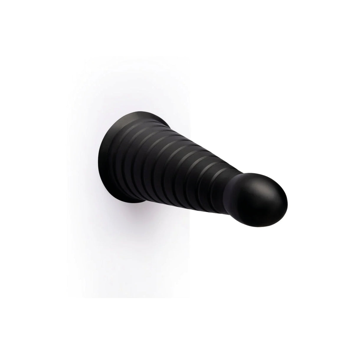 Cone 10-Inch Tapered & Ribbed XXL Dildo with Suction Cup