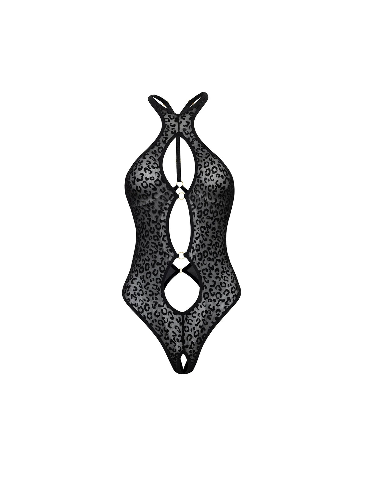 Cher Crotchless Leopard Teddy - Oh la la chéri