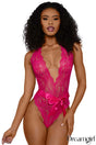 Tiana Lace Teddy with Satin Tie
