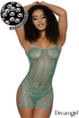Shine Bright Sultry Mini Dress with Thong