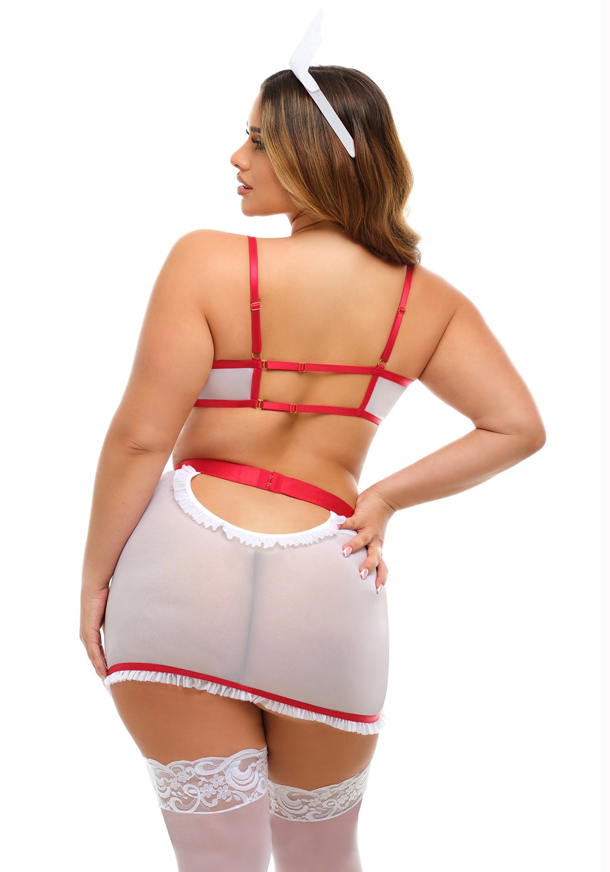 Naughty Nurse 3 Piece Lingerie Costume Set