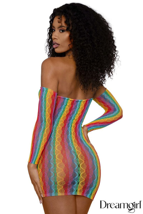 Rainbow Mini with Arm Warmers