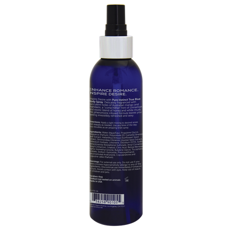 TRUE BLUE Pheromone Infused Body Spray - PURE INSTINCT Pure Instinct - Boutique Séduction