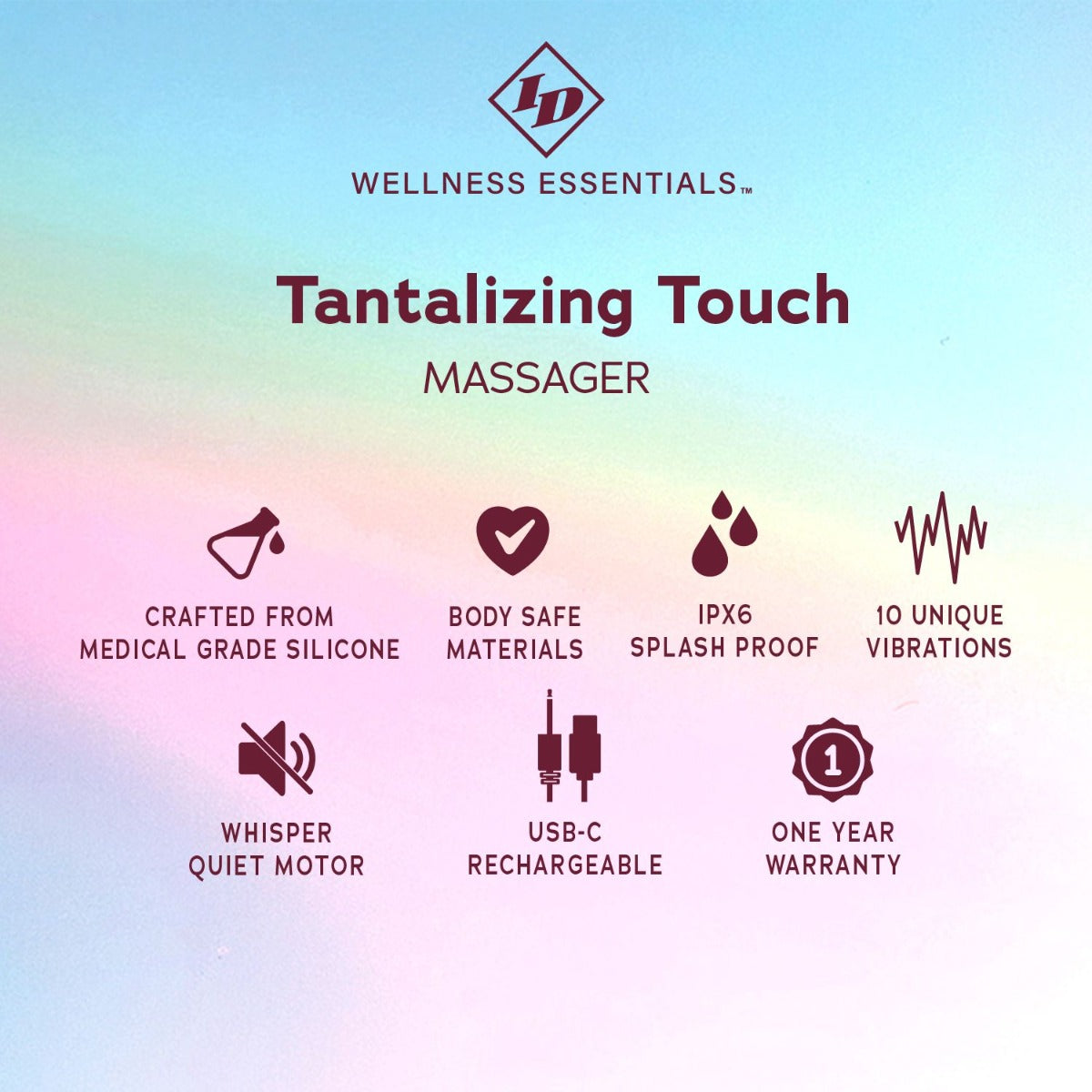 TANTALIZING TOUCH Intense Stimulation Massager - ID TOYS Wellness Essentials - Boutique Séduction