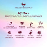 GyRAVE Remote Control Gyrating Massager - ID TOYS Wellness Essentials - Boutique Séduction