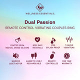 DUAL PASSION Remote Control Vibrating Couples Ring - ID TOYS Wellness Essentials - Boutique Séduction