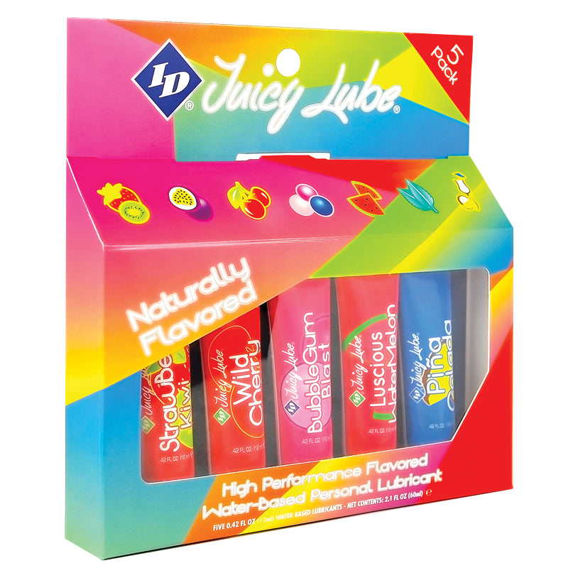 Water based Flavored lubricant - ID Lubricant -  Juicy Lube 5 Pack ID Lubricants - Boutique Séduction