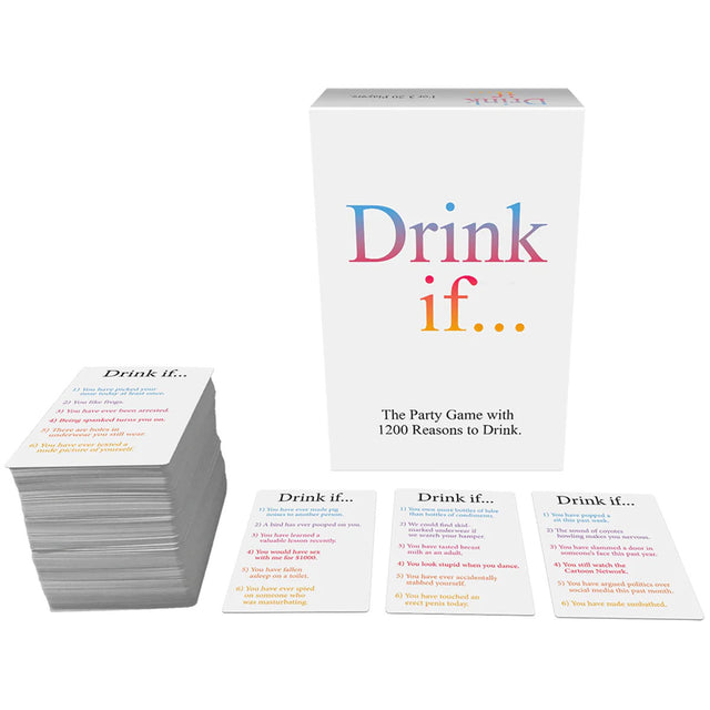 DRINK IF... Multiplayer Drinking Game - English Kheper Games - Boutique Séduction