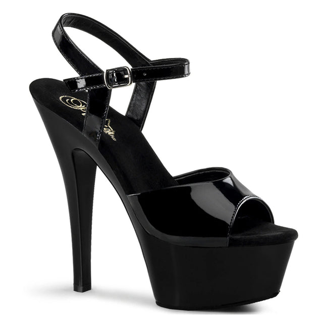 6" (15.2cm) Heel, 1 3/4" (4.4cm) Platform ankle strap sandal Pleaser Shoes - Boutique Séduction