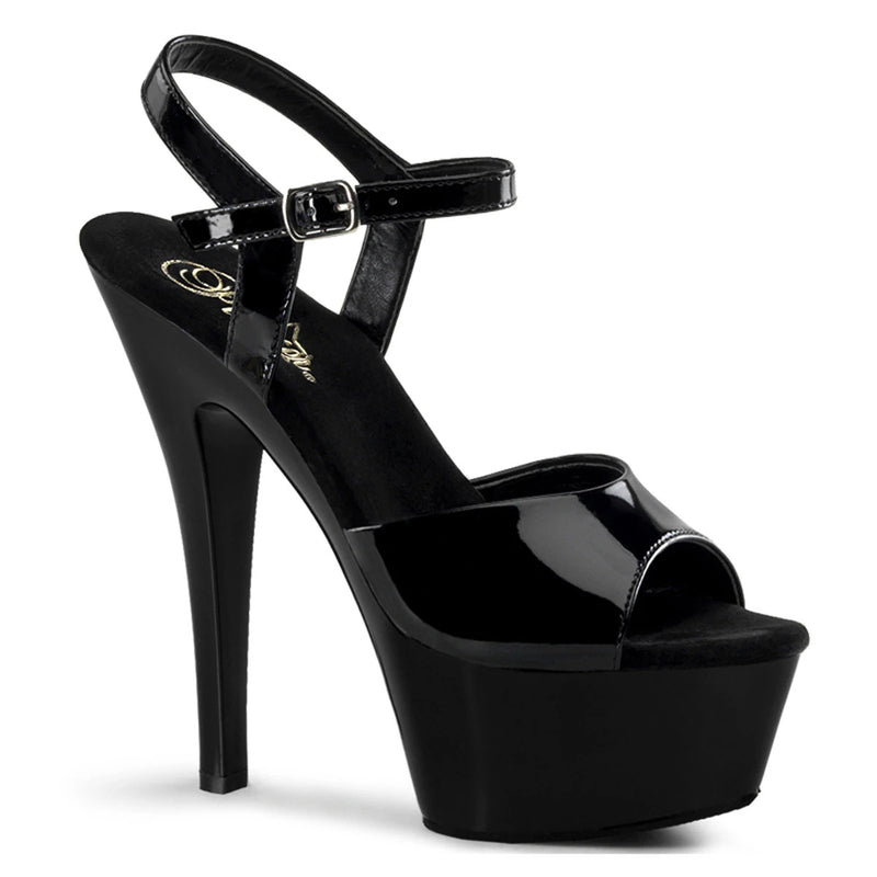 6"Heel, 1 3/4" Platform ankle strap sandal Pleaser Shoes - Boutique Séduction