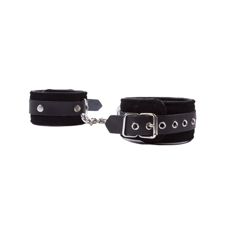 Suede Handcuffs with Leather Lining