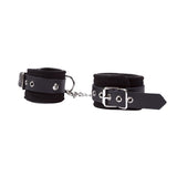 Suede Ankle Cuffs with Leather Lining