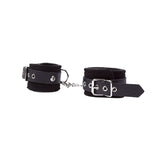 Suede Ankle Cuffs with Leather Lining