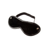 Suede & Faux-Leather Blindfold