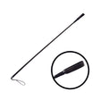 Crop Black Faux-Leather 27"