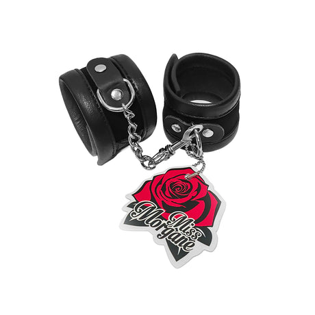 Handcuffs Leather with Velco Claps