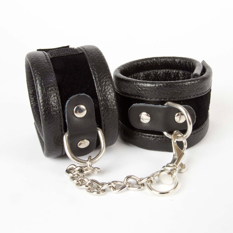 Ankle cuffs - Miss Morgane - Leathery with velco claps Miss Morgane - Boutique Séduction