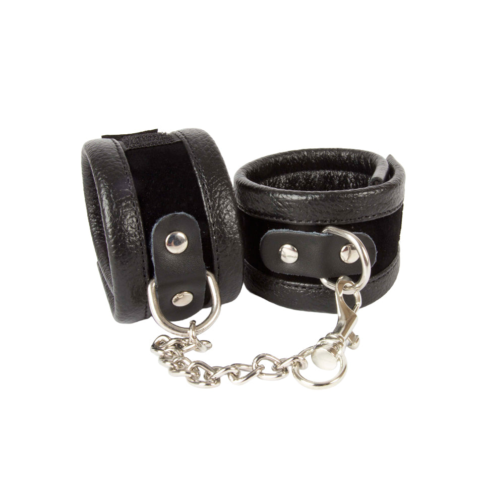 Ankle Cuffs Leathery with Velco Claps