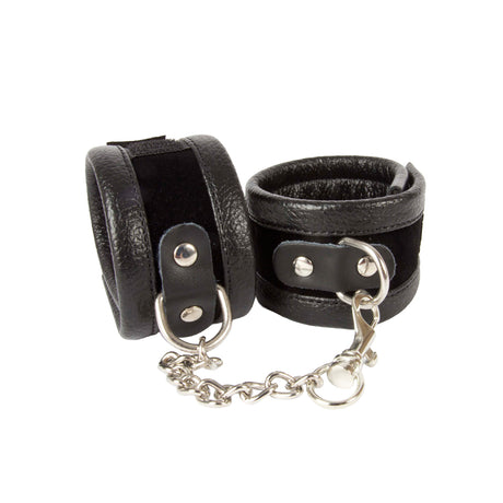 Ankle Cuffs Leathery with Velco Claps