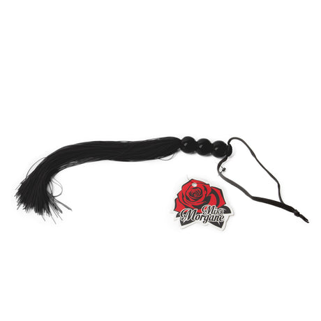 12" Whip - Miss Morgane - Rubber with bead handle Miss Morgane - Boutique Séduction