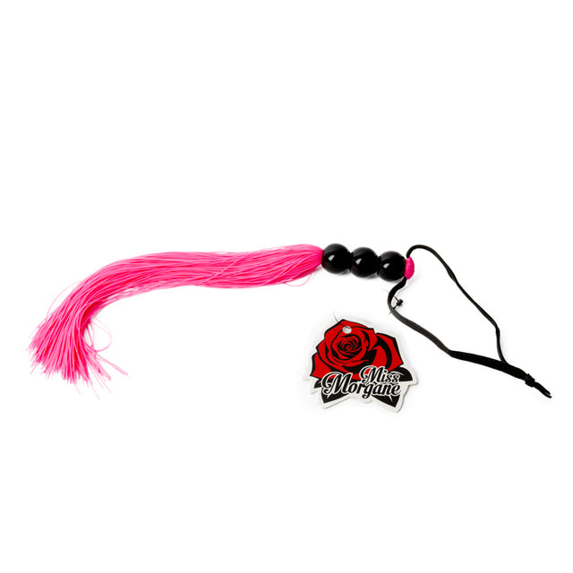 12" Whip - Miss Morgane - Rubber with bead handle Miss Morgane - Boutique Séduction