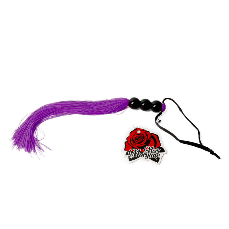 12" Whip - Miss Morgane - Rubber with bead handle Miss Morgane - Boutique Séduction