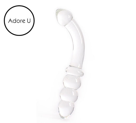 NINE Glass Dildo - GLASSICLES Adore U - Glassicles - Boutique Séduction