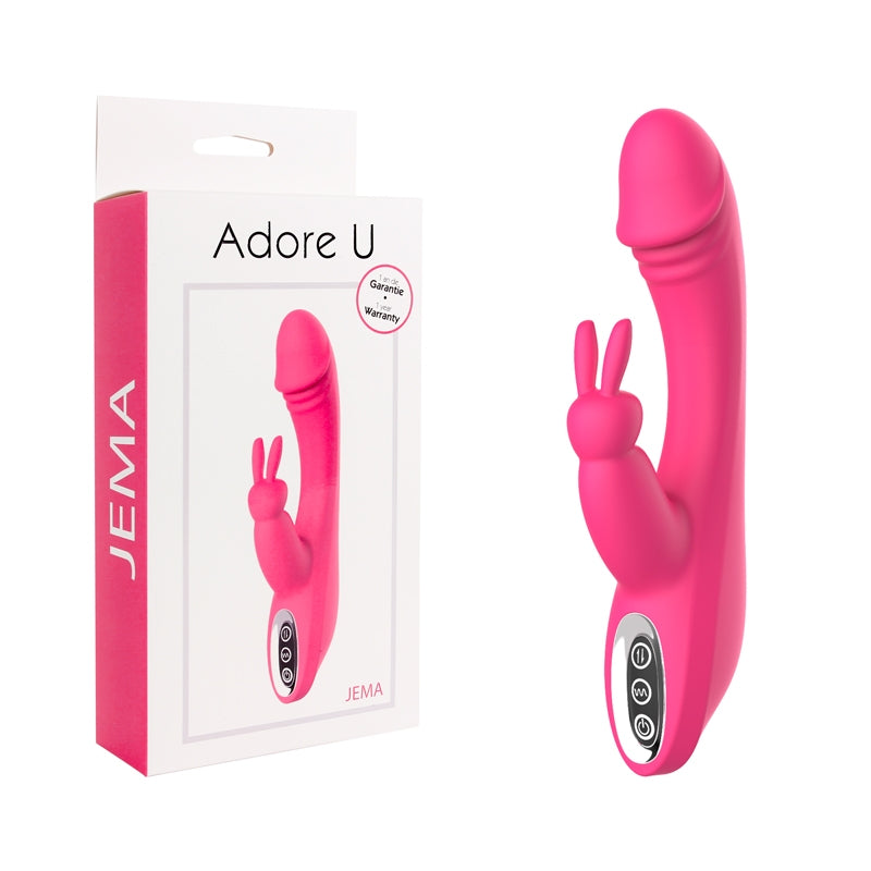 JEMA Double Stimulation Vibrator Adore U Classic - Boutique Séduction