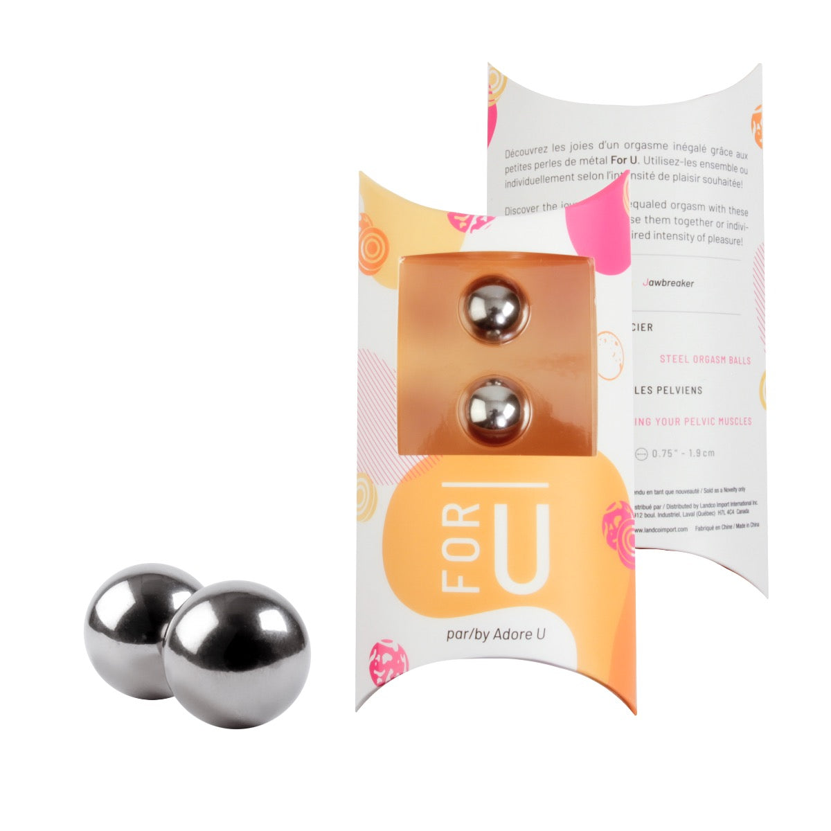 JAWBREAKER Steel Balls - ADORE U FOR U Adore U - For U - Boutique Séduction