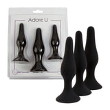 LYDIA Anal Plug Set with Suction Base - ADORE U Adore U - Anal - Boutique Séduction