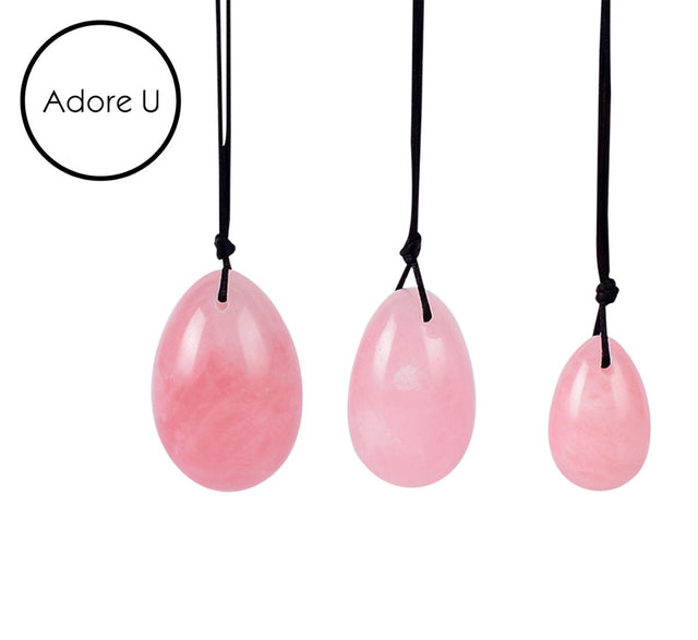 ROSE QUARTZ Yoni Eggs - ADORE U Adore U - Yoni - Boutique Séduction