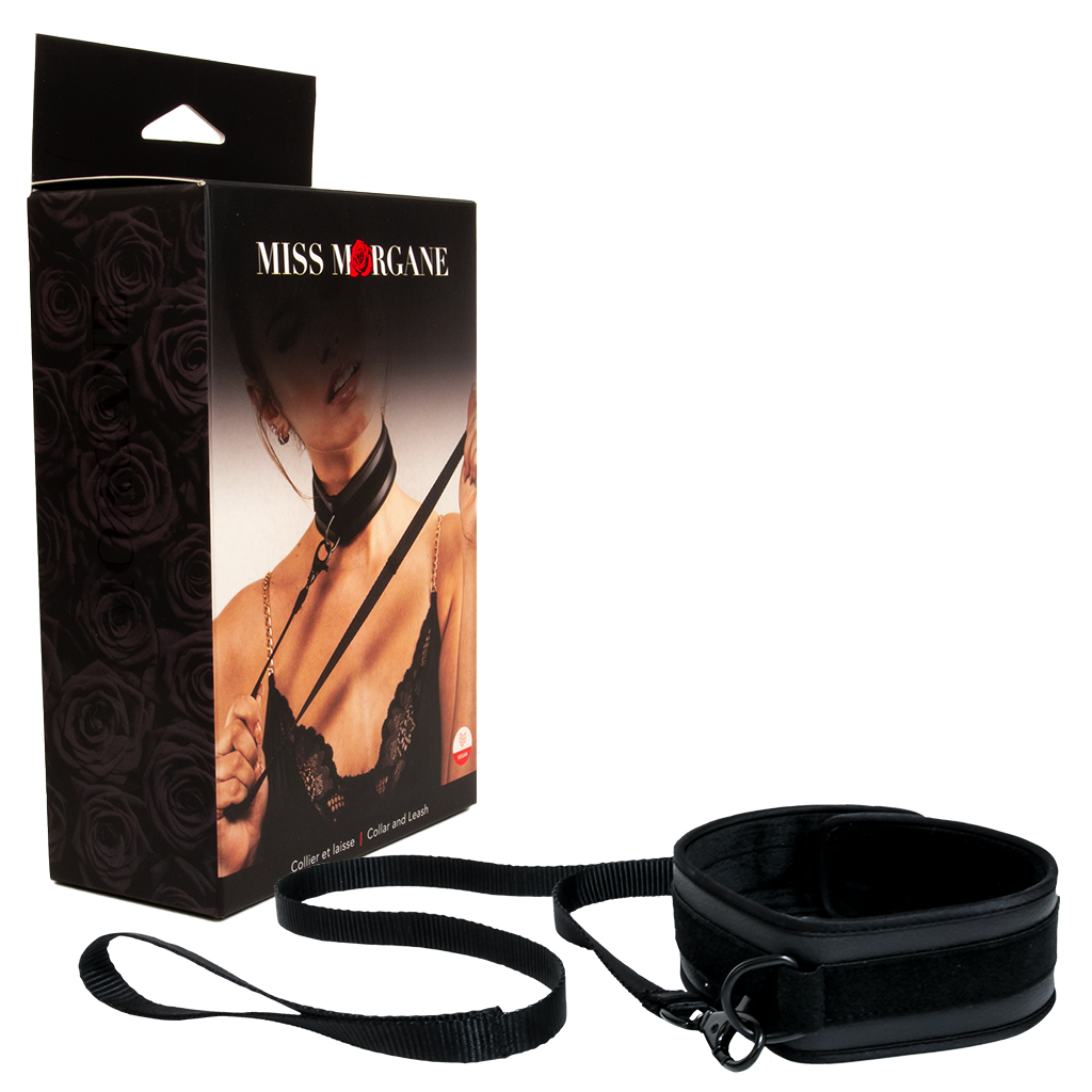 Vegan Collar and Leash - Miss Morgane Vegan - Boutique Séduction