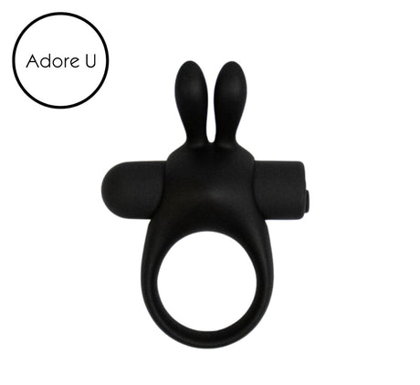 DUO Vibrating Rabbit Cockring - ADORE U Adore U - Duo - Boutique Séduction