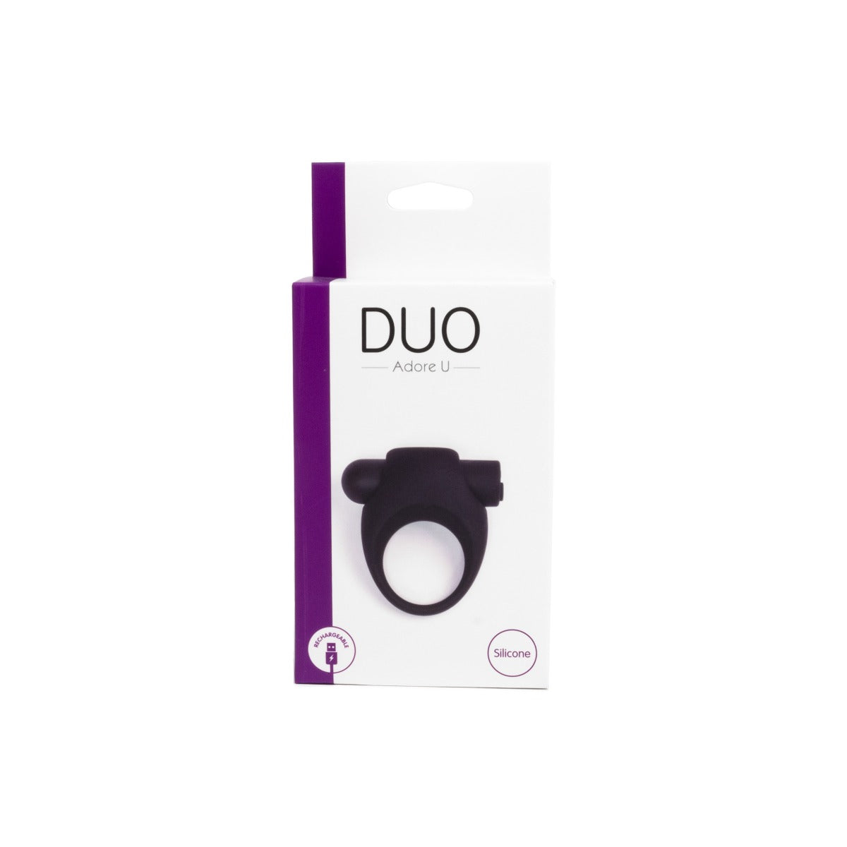 DUO Vibrating Cockring - ADORE U Adore U - Duo - Boutique Séduction