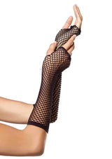 Triangle Fishnet Fingerless Gloves - LEG AVENUE Leg Avenue - Boutique Séduction