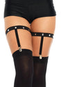 JAMIE Studded Garter Suspender - LEG AVENUE Leg Avenue - Boutique Séduction